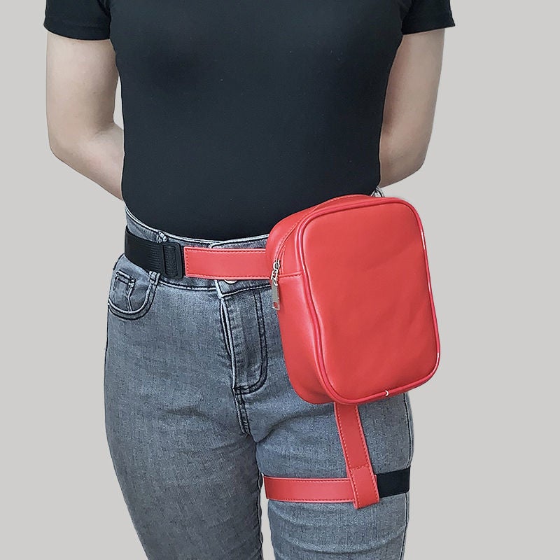 Spot Large-Capacity PU Leg Bag – Multi-Functional Outdoor Sports Crossbody Bag - Image 2